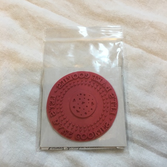 NWT Inque Boutique Let's Bake Cookies Rubber Stamp - Picture 4 of 5